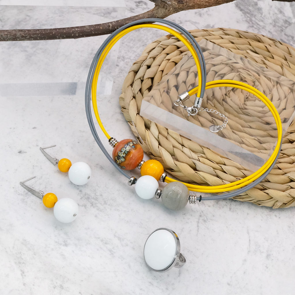 Серьги из муранского стекла SUNSHINE LS3491