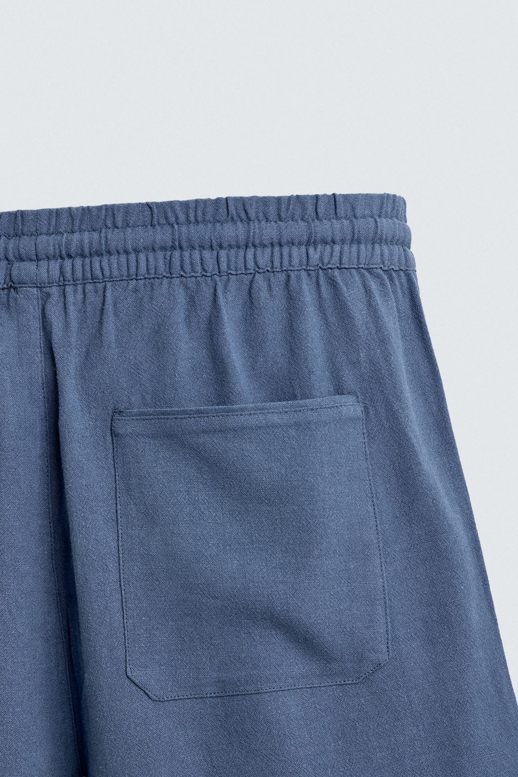 BERMUDA RELAXED FIT VISCOSA - LINO / Azul claro - Zara фото 10