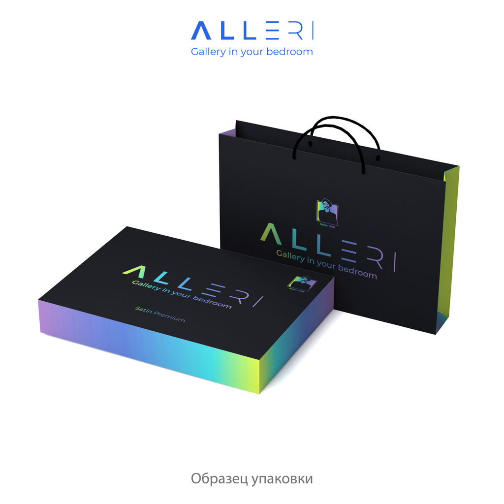 Постельное белье Сатин Premium СП-269 Евро MAX - Alleri фото 2