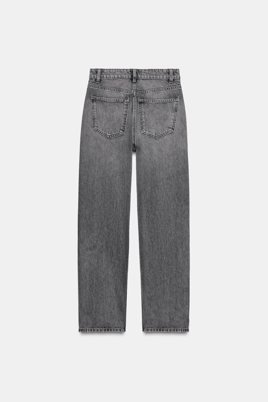 JEANS TRF MOM FIT TIRO ALTO / Gris antracita - Zara фото 8