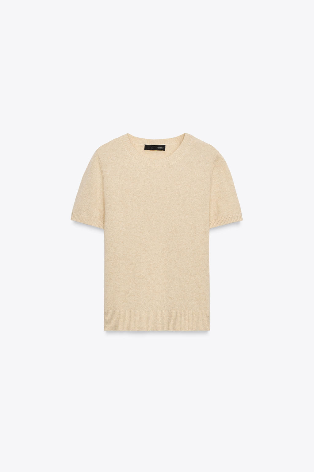 100% CASHMERE SHORT SLEEVE JUMPER - Zara фото 7