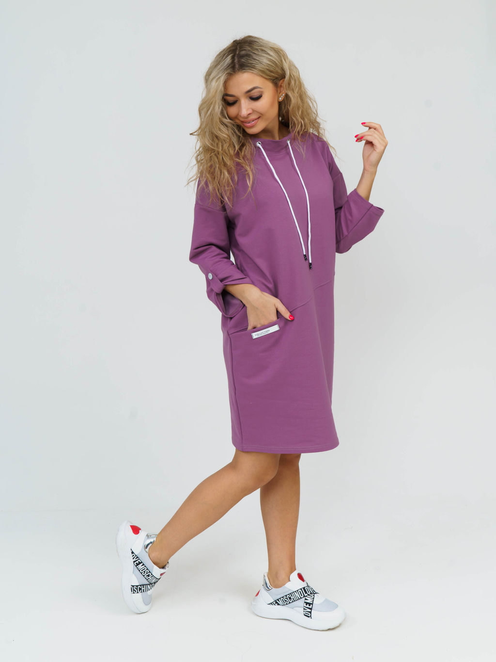 880 Платье "Брусника"