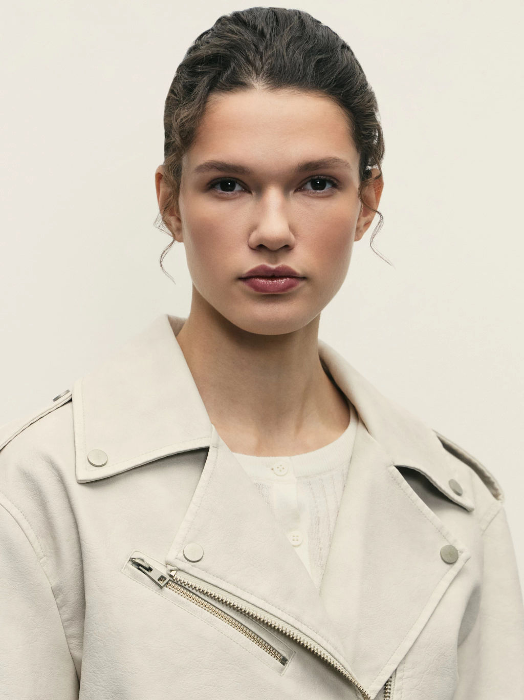 Куртка-косуха из искусственной кожи / Zarina  фото 6