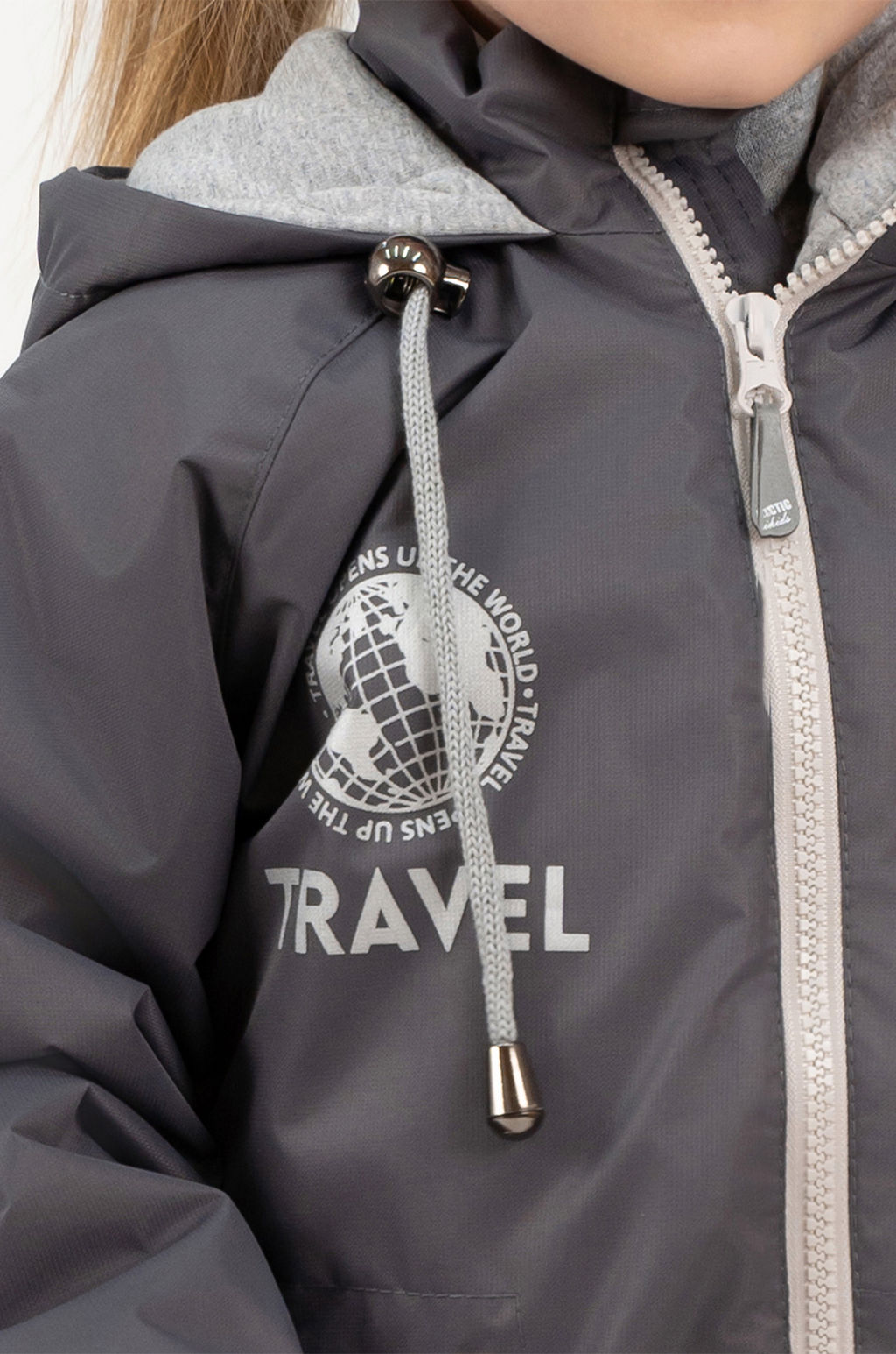 Комбинезон демисезонный серый