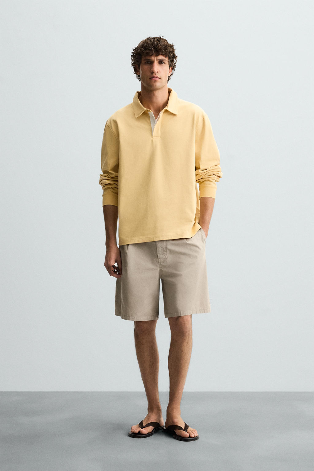CONTRAST POLO SHIRT - Zara фото 9