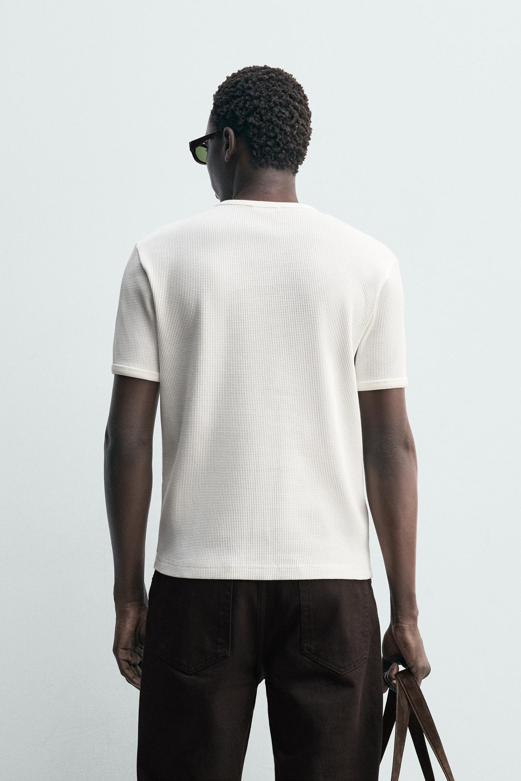 WAFFLE-KNIT T-SHIRT - Zara фото 10