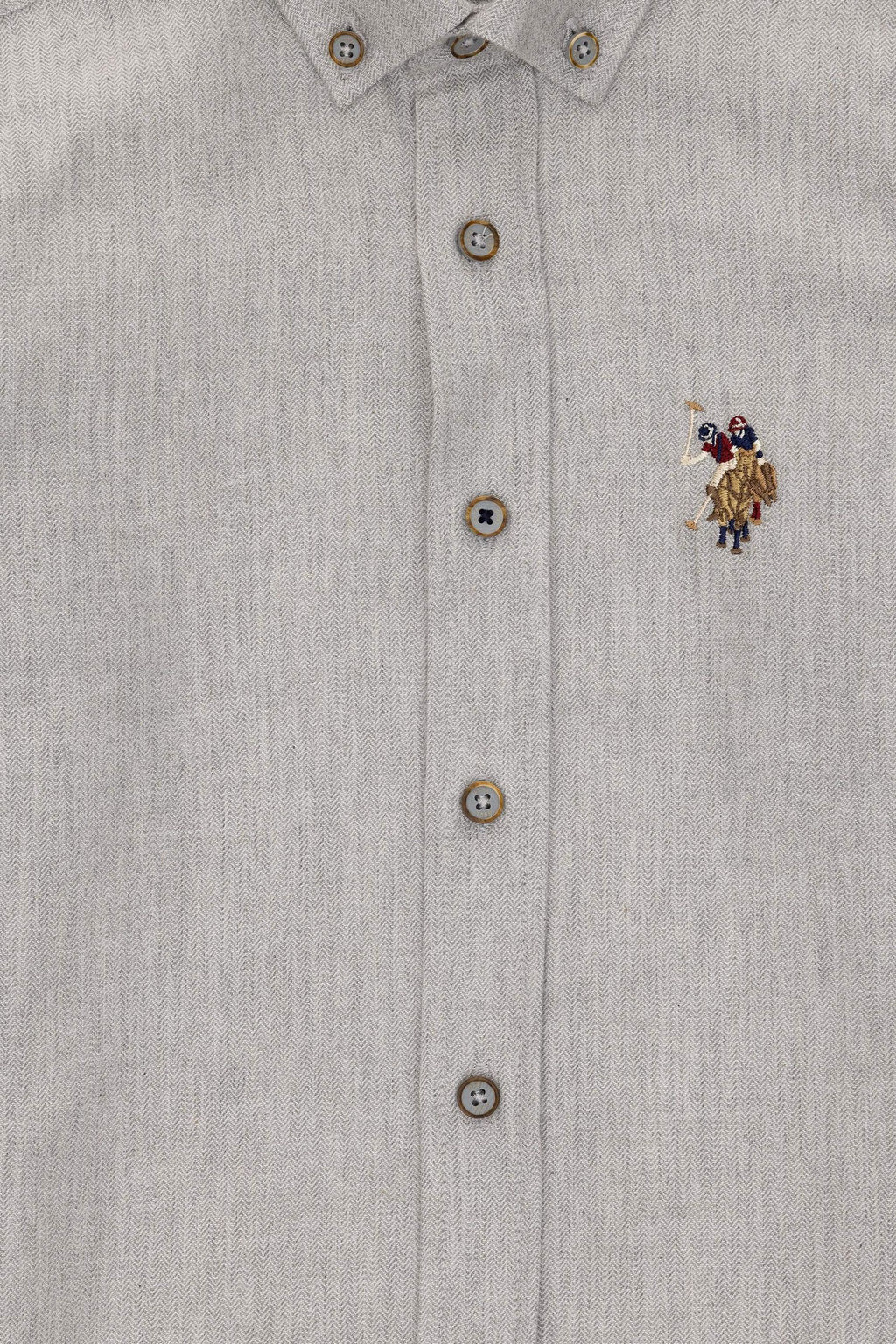 Базовая рубашка Stone с длинными рукавами для мальчика - U.s. polo assn фото 3