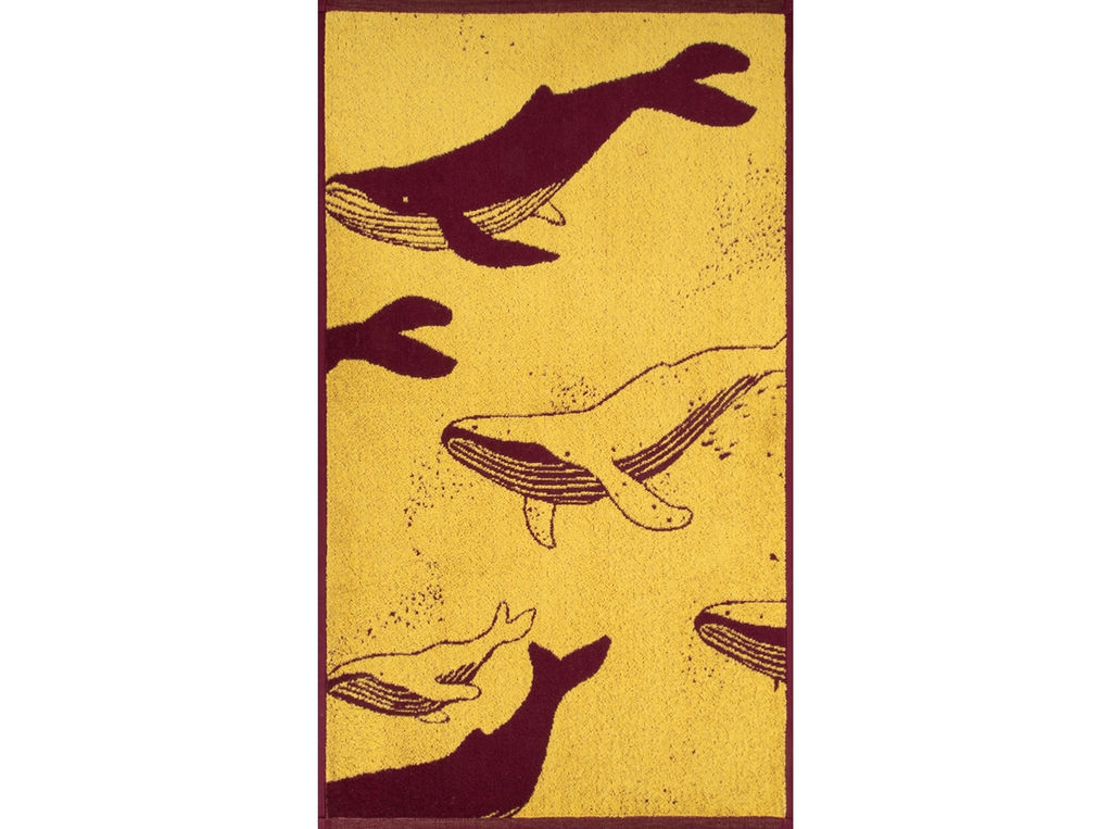 Полотенце махровое 6с103.412ж1 Киты(кр.дерево1) 50х90см