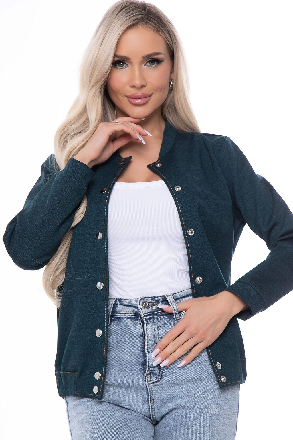 Бомбер Джинсовый рай Б8648 - Lt collection фото 3