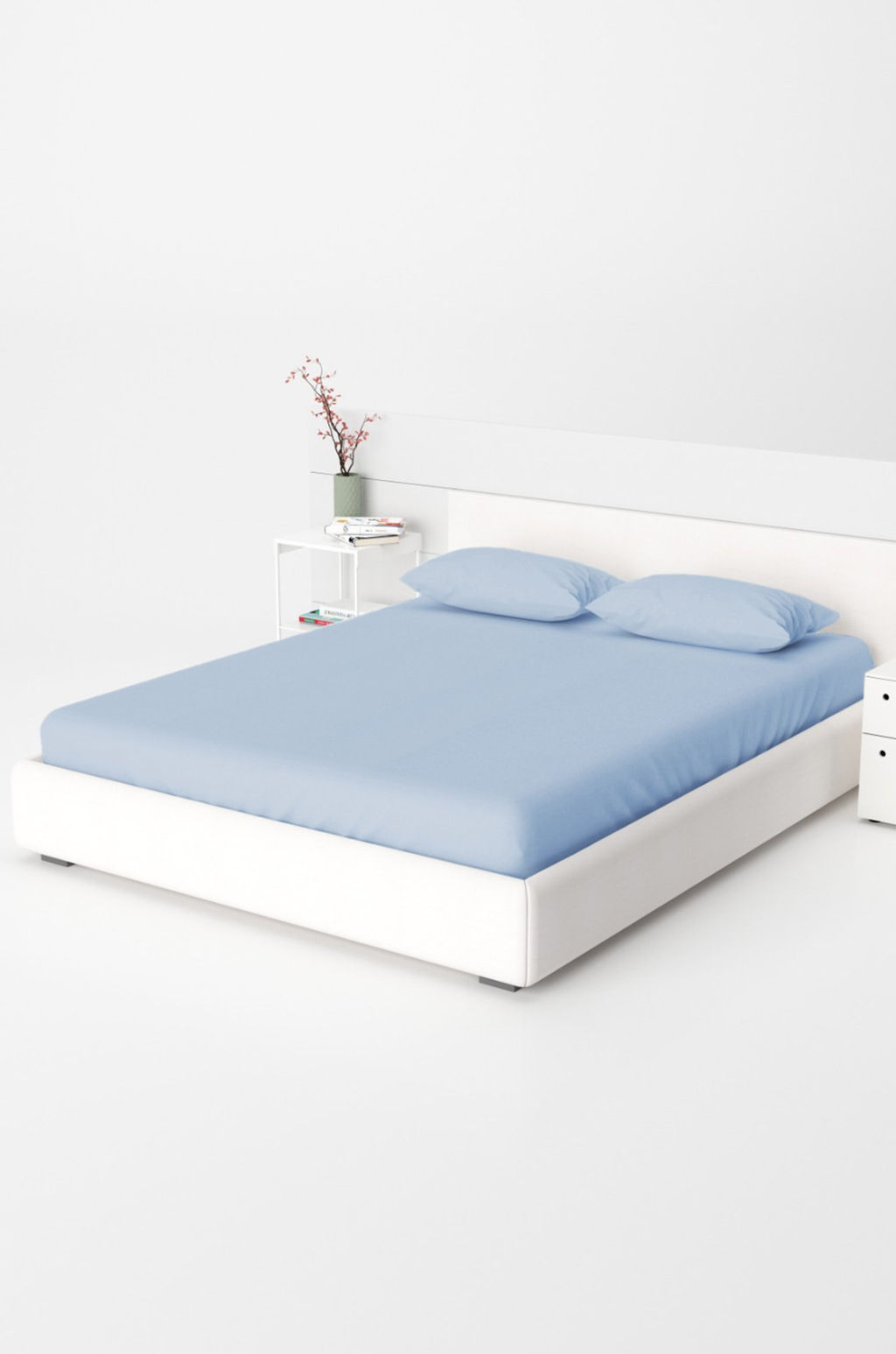 Простыня на резинке из поплина 160X200X30 Happy Fox Home  фото 6