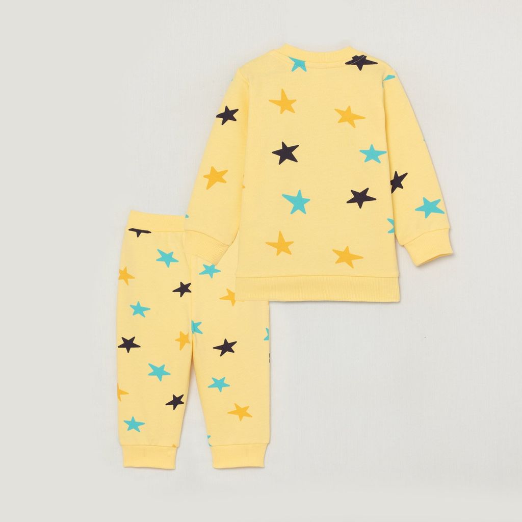 CRB wear/CWNB 90054-30-289 Комплект для мальчика (джемпер, брюки), светло-желтый/Ex.Cherubino фото 3