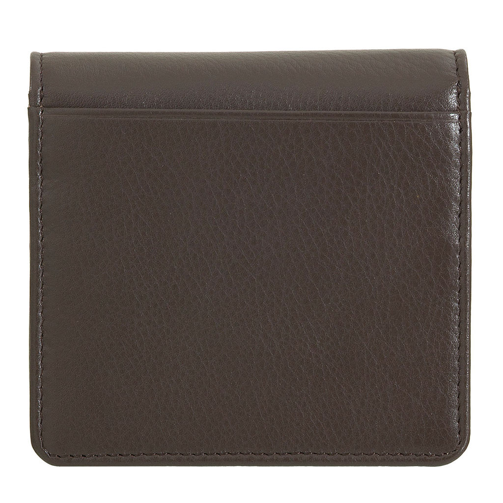 Итальянский кожаный кошелек DuDu серии Flores | кофейно-коричневый - Dudubags фото 6