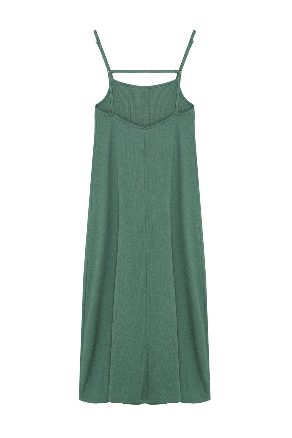 TRENDYOLMILLA Siyah Ayarlanabilir Ask?l? A-Line Burumcuk/Dokulu Orme Maxi Elbise TWOSS24EL00060  фото 35