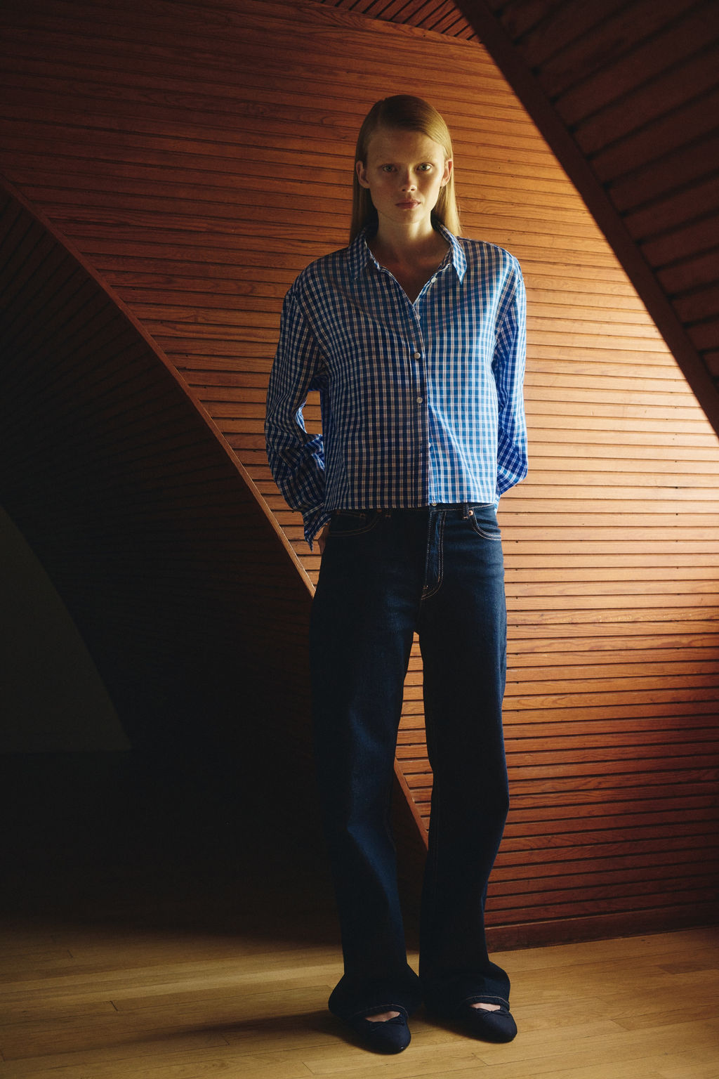 Camisa corta en popelina de algod?n - H&m фото 2