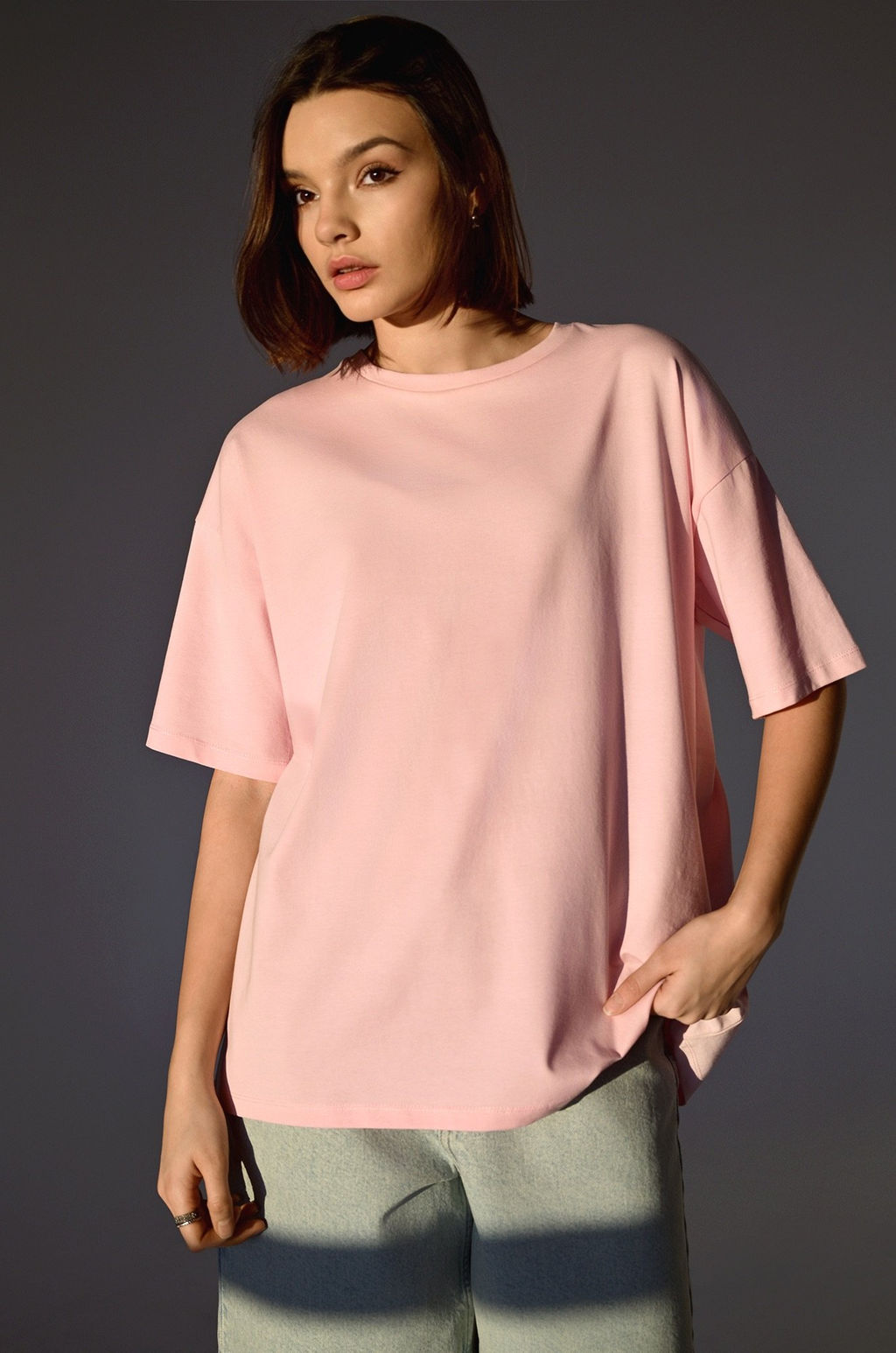 Женская футболка оверсайз Happyfox