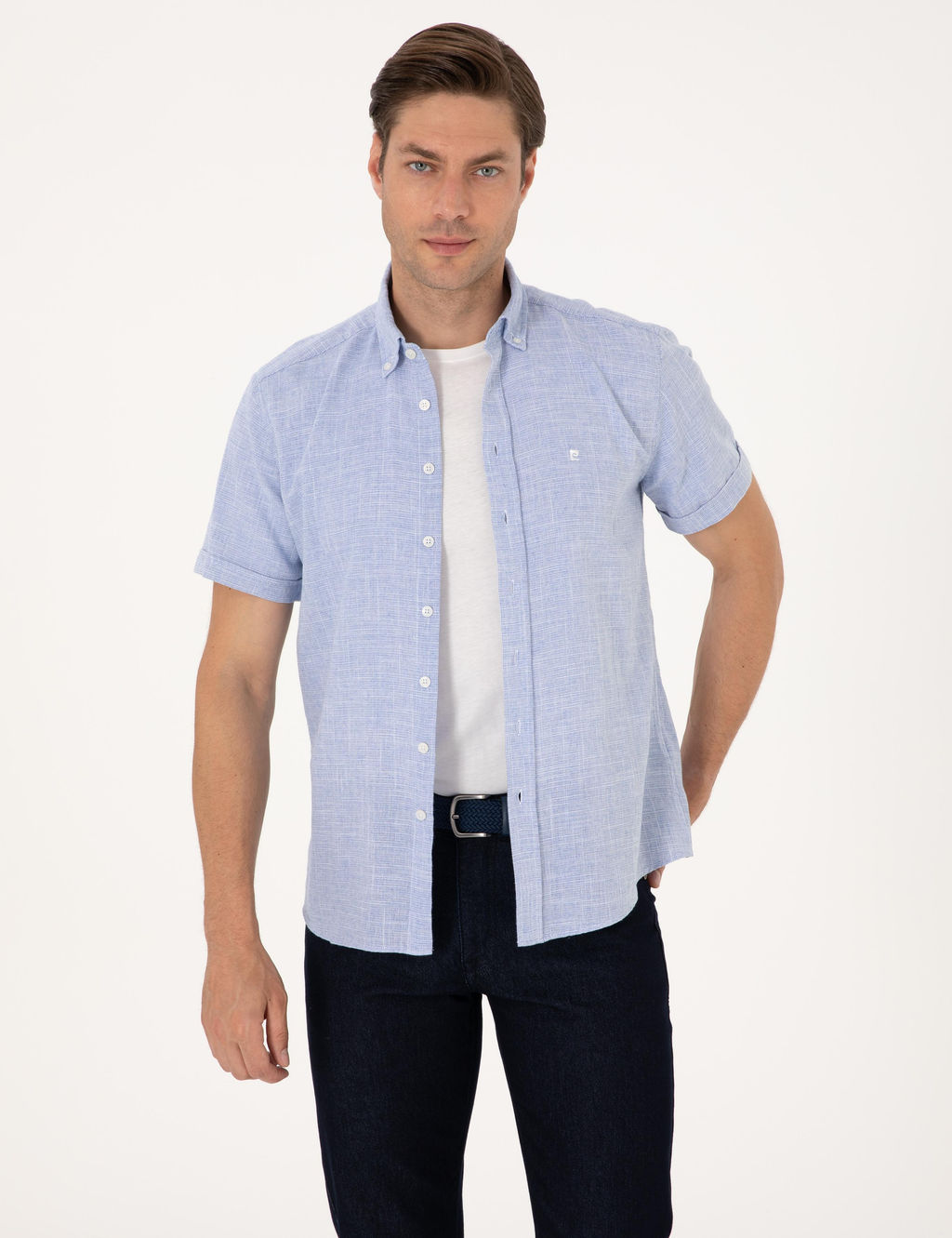 Mavi Regular Fit K_sa Kollu G_mlek