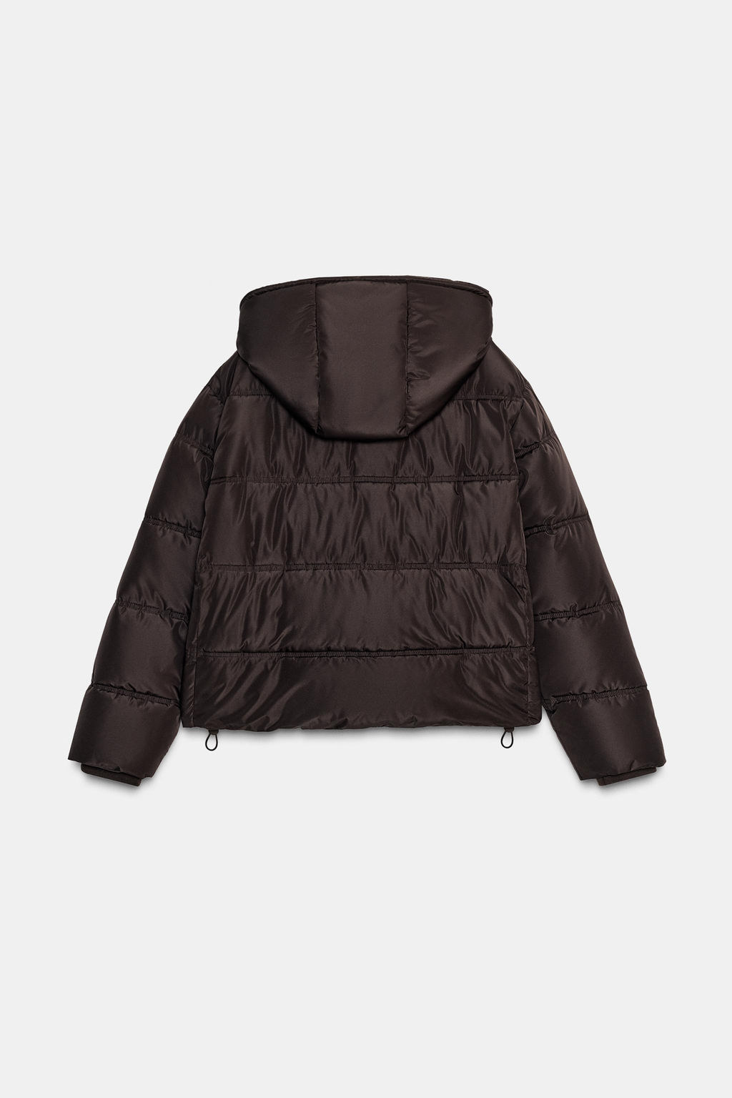 WATER AND WIND PROTECTION SHORT PUFFER ANORAK - Zara фото 11