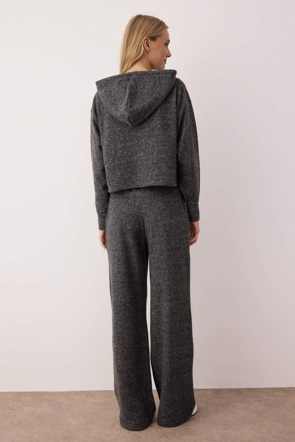 Antrasit Orme Fermuarl? Yumos Alt-Ust Tak?m TWOAW26AU00060 - Trendyolmilla фото 4