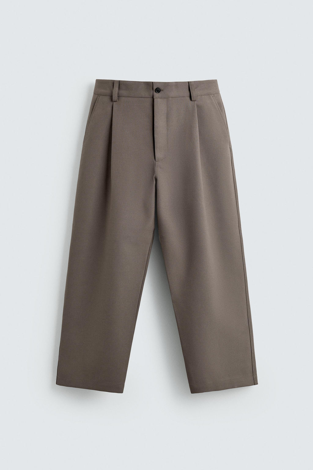 BALLOON FIT PLEATED TROUSERS - Zara фото 7
