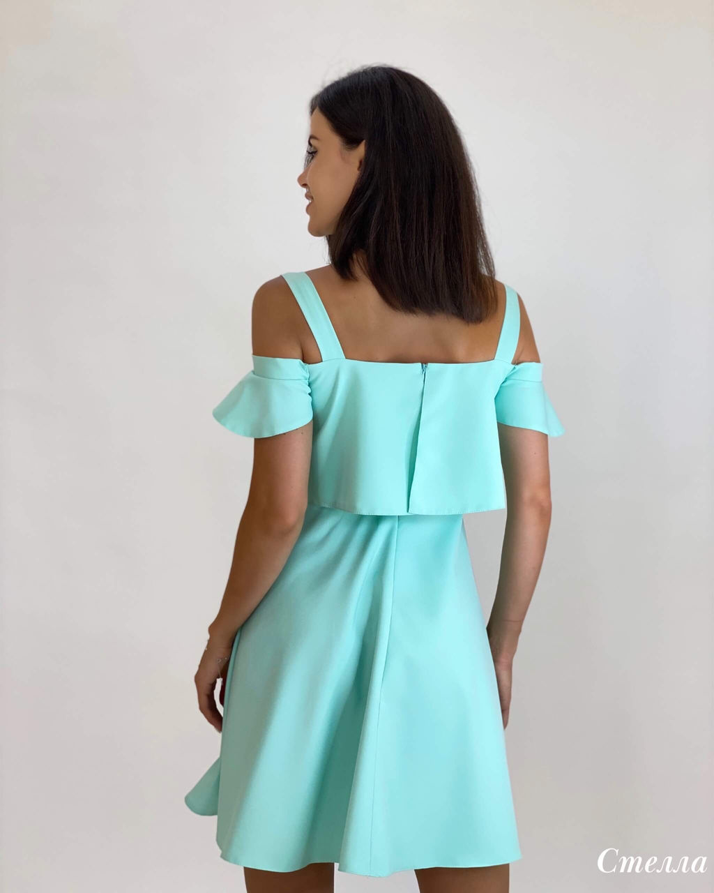 Платье Стелла Bordo (тиффани) - Nadi bordo фото 3