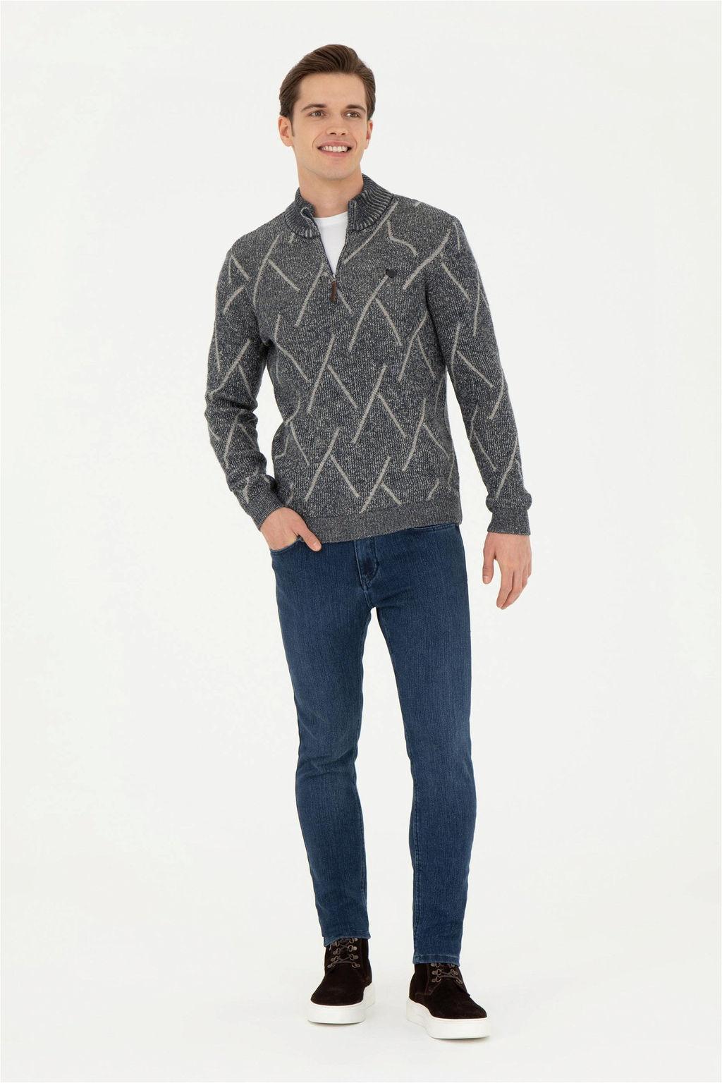 Мужские синие джинсовые брюки - U.s. polo assn фото 3