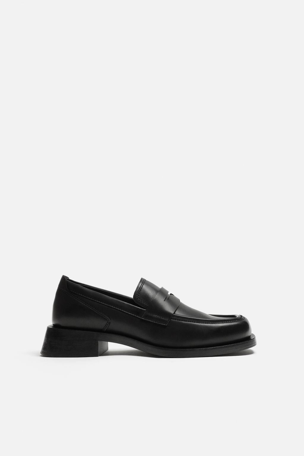 SQUARE-TOE LOAFERS - Zara фото 6