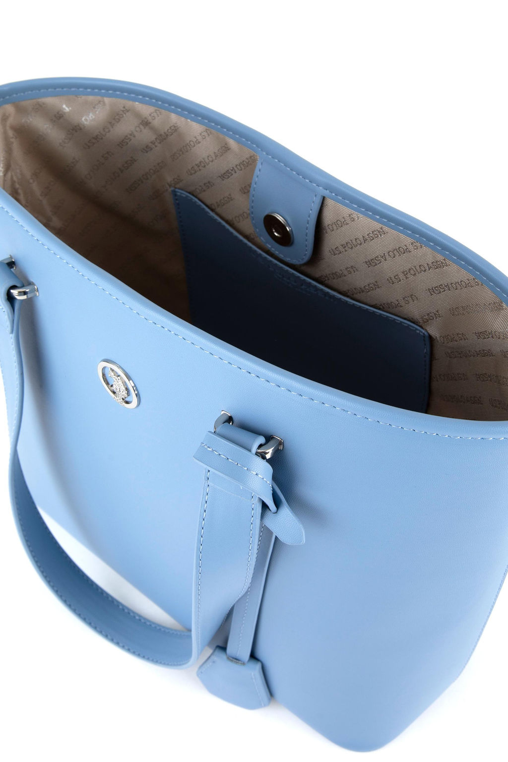 Сумка через плечо U.S. Polo Assn синяя из поливинилхлорида  фото 6