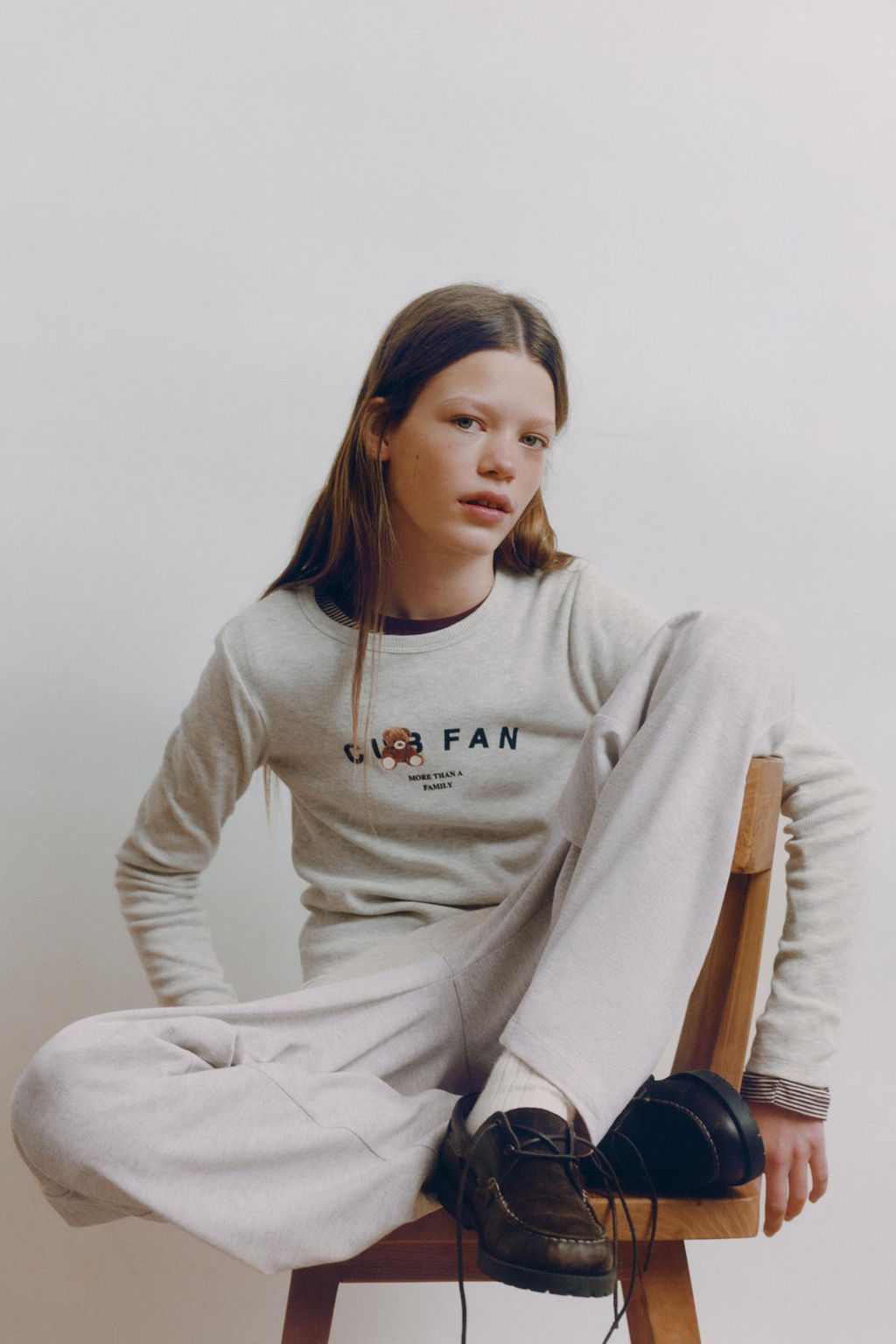 EMBROIDERED HEAVY WIDE-LEG PLUSH TROUSERS - Zara фото 6