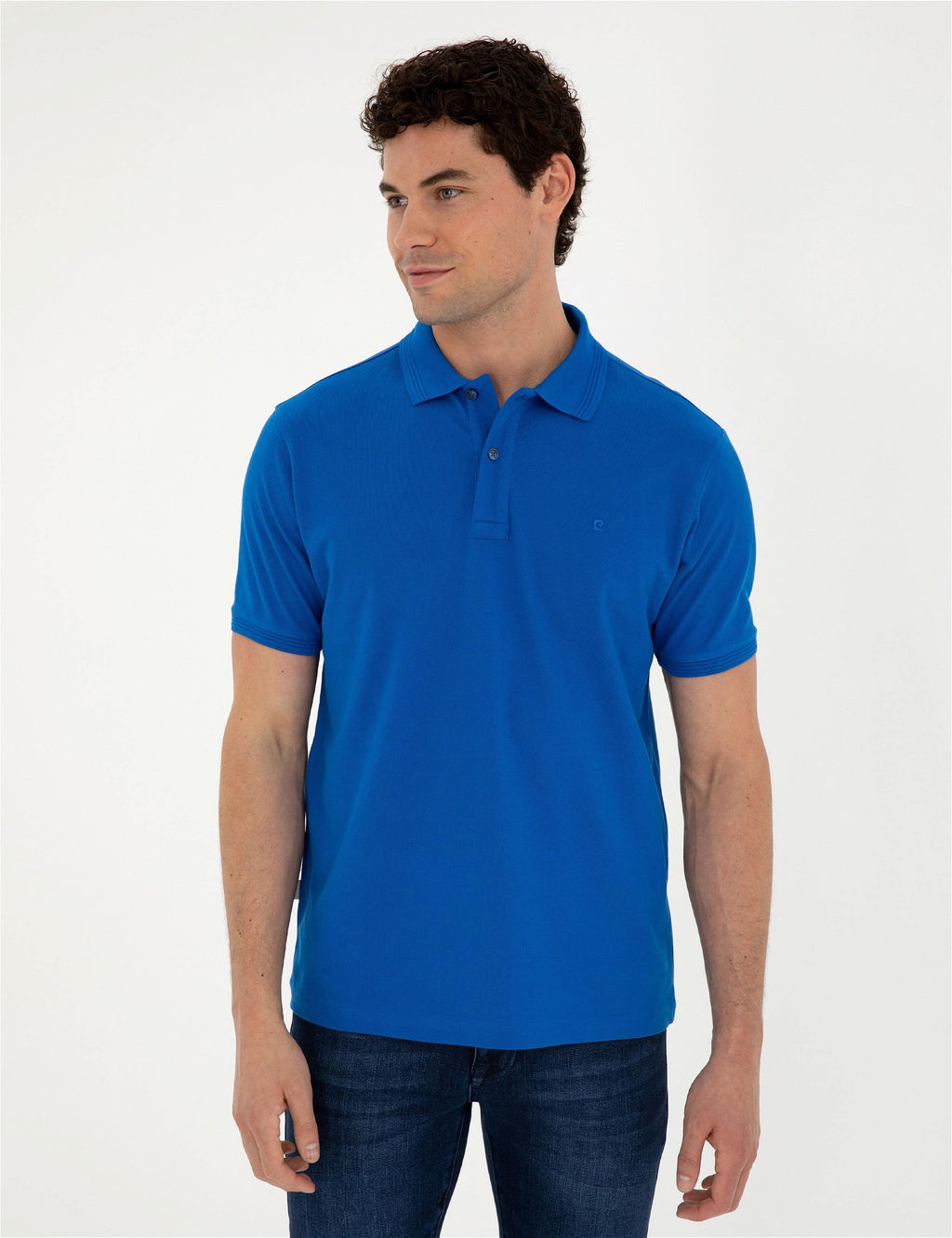 Saks Slim Fit Basic Ti__rt - Pierre cardin фото 3