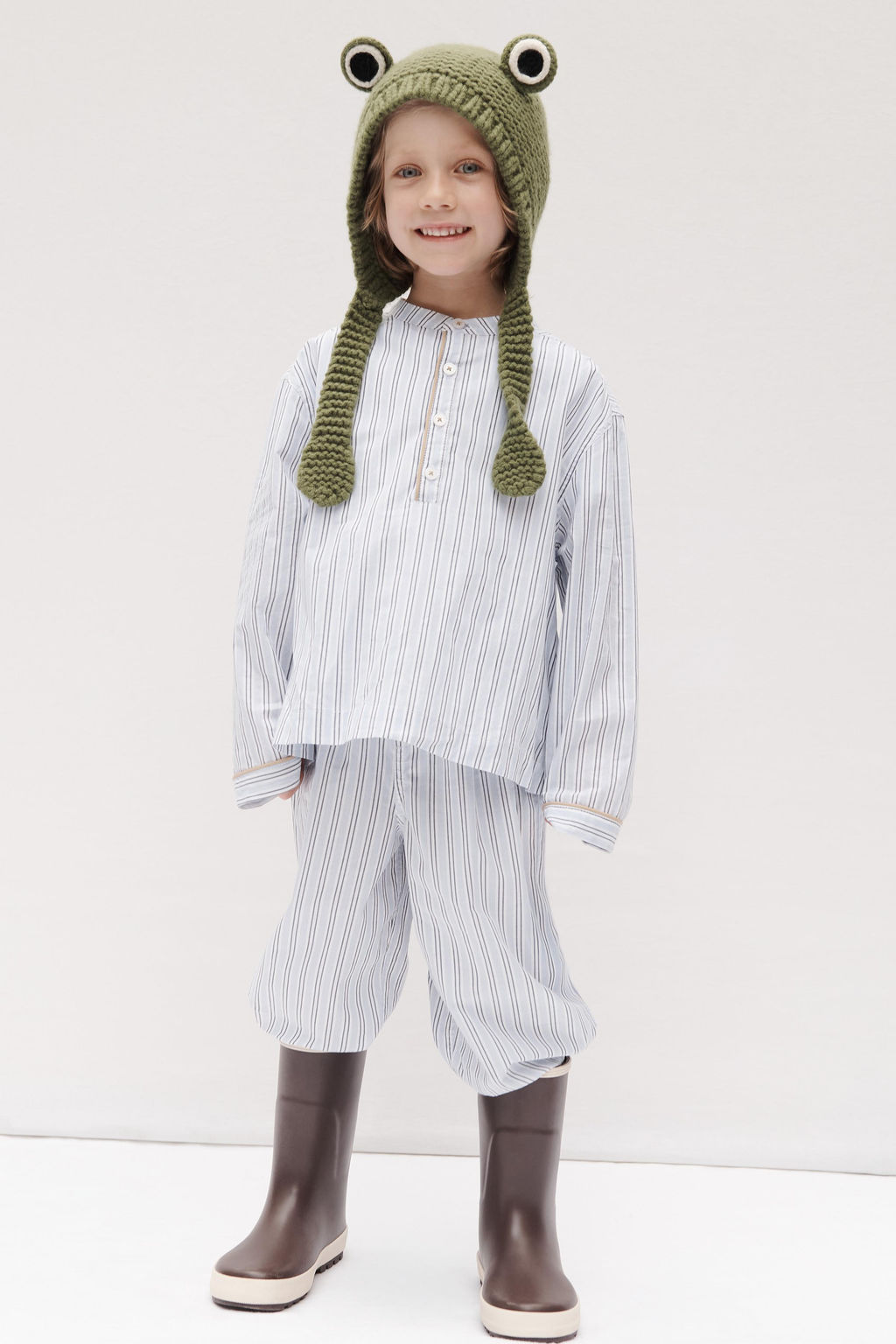 LIMITED EDITION STRIPED PYJAMA SHIRT - Zara фото 5