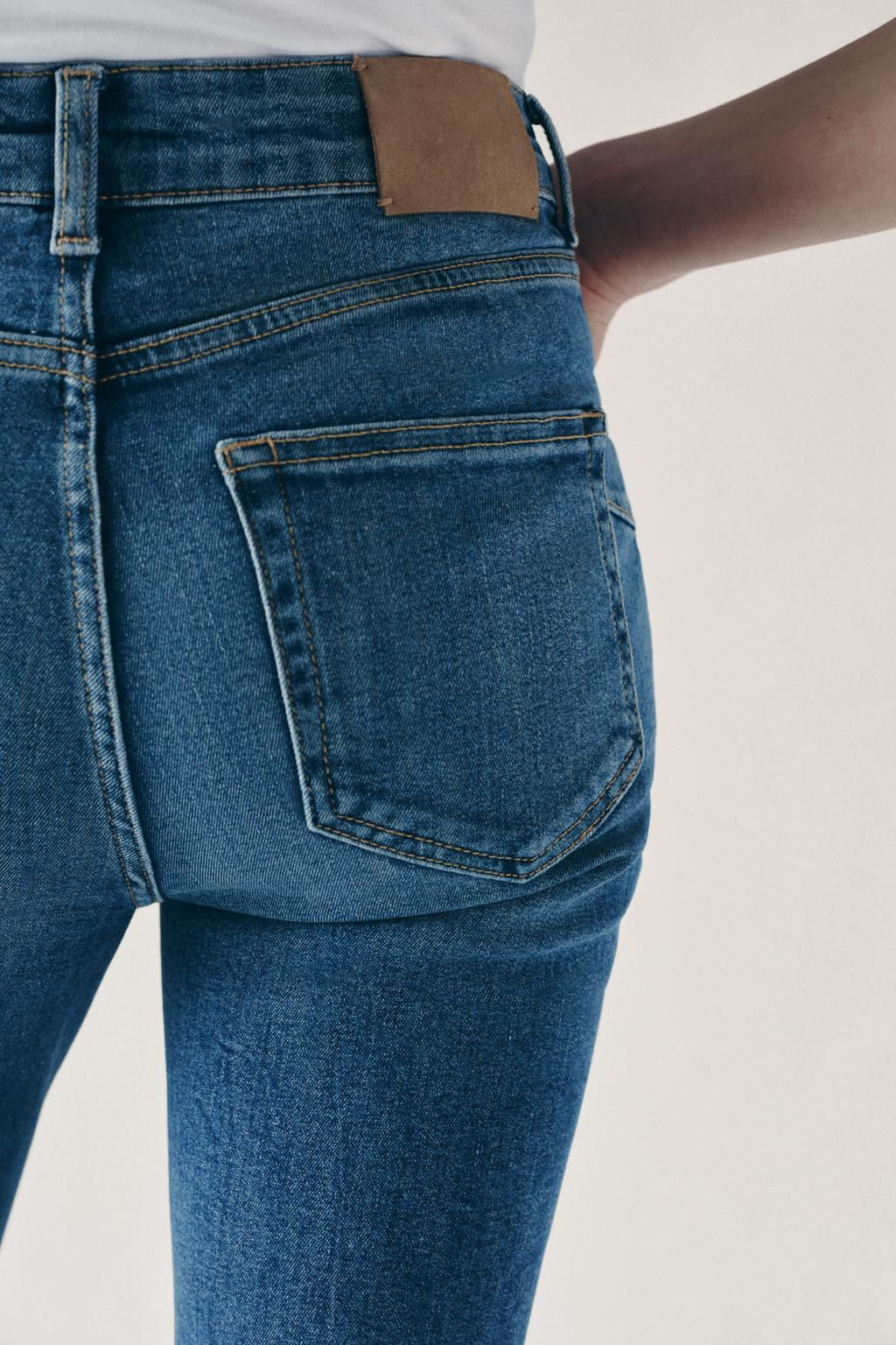 ZW COLLECTION BOOTCUT FULL LENGTH MID-WAIST JEANS - Zara фото 17