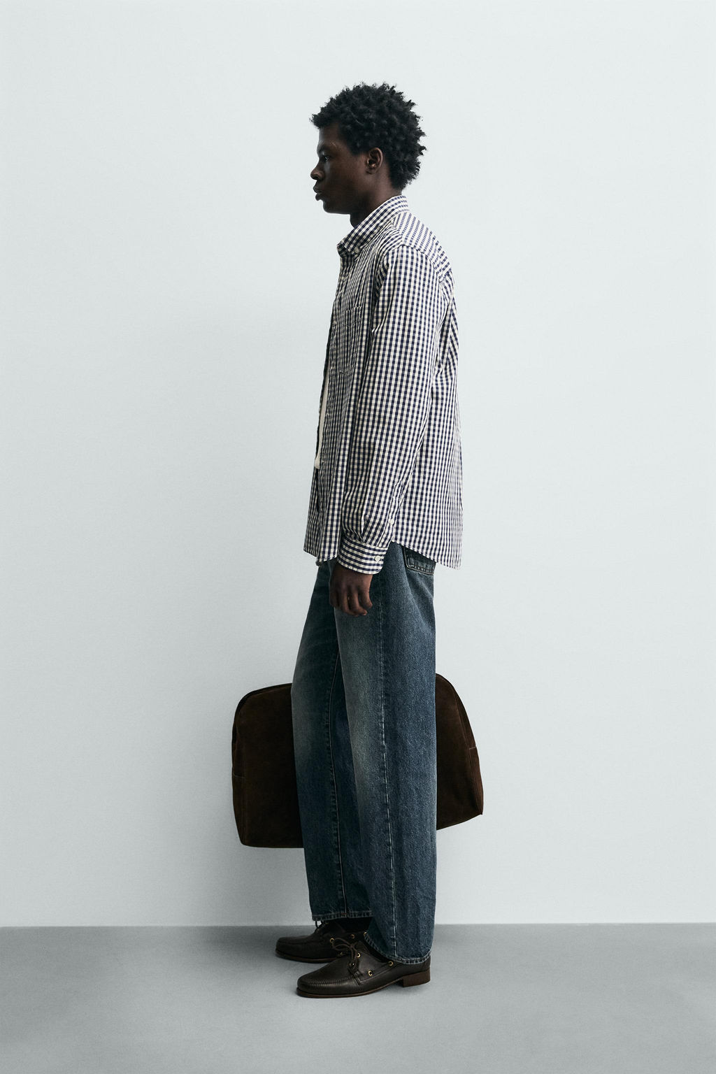 CHECK SHIRT WITH POCKET - Zara фото 4