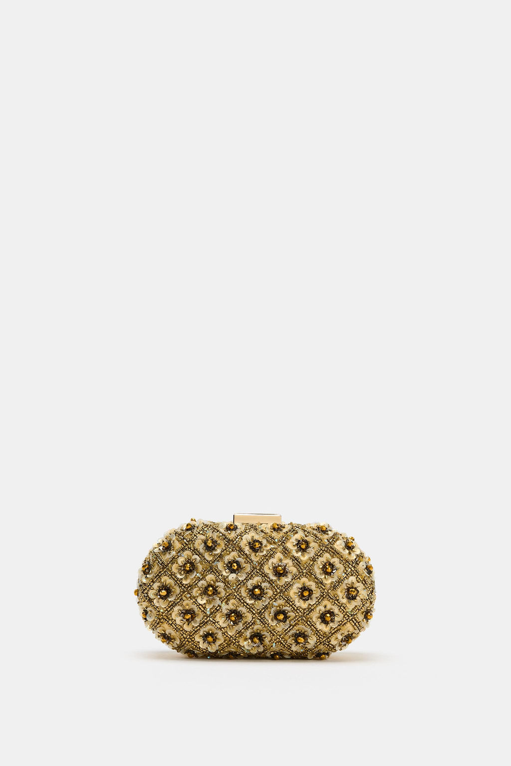 CLUTCH ABALORIOS / Amarillo - Zara фото 2