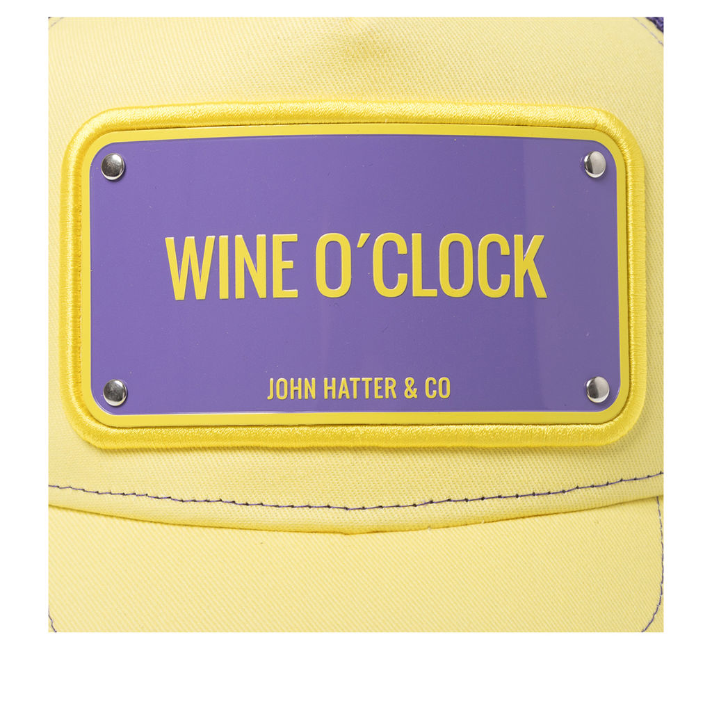 Бейсболка JOHN HATTER арт. 1-1110-U00 Wine OClock (желтый)  фото 4