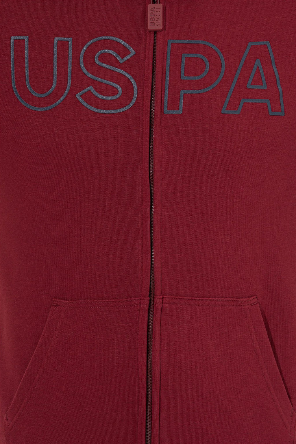 Мужской свитшот вишневого цвета Неожиданная скидка в корзине - U.s. polo assn фото 6