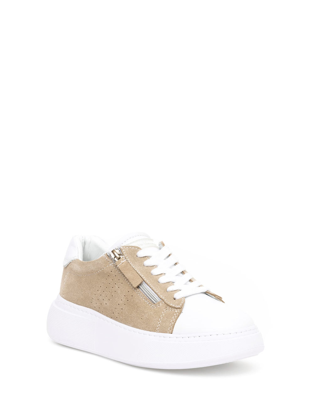 Bej Deri Sneaker