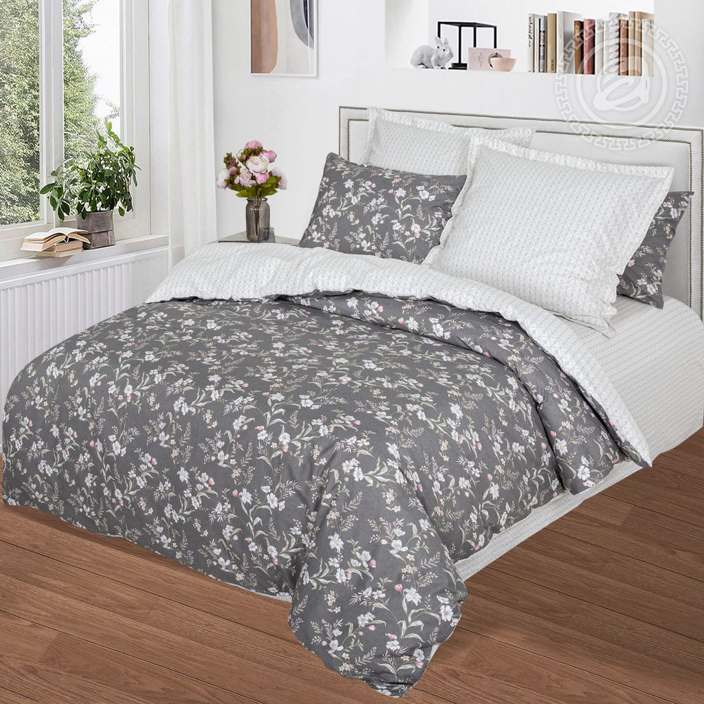 Постельное белье Рианна (сатин Premium) 1,5 сп./Пододеяльник (молния): 1 шт. - 215*145; Простыня: 1 шт. - 220*200; Наволочка (молния, ушки): 2 шт. - 70*70 Premium - Артпостель фото 2