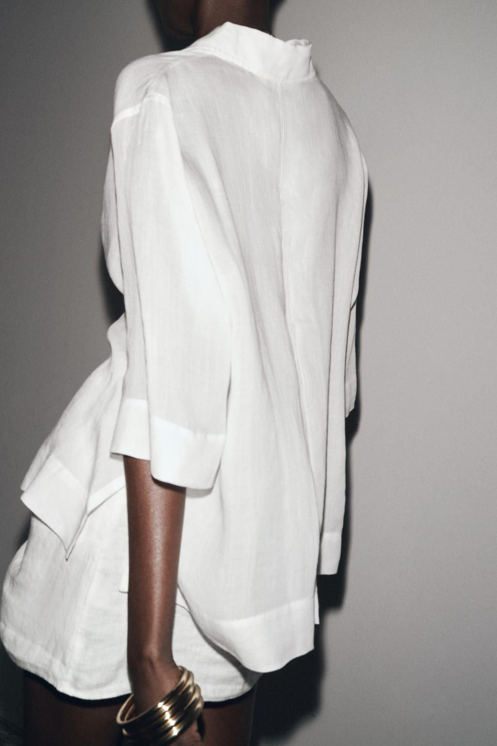 ZW COLLECTION RAMIE SHIRT - Zara фото 11