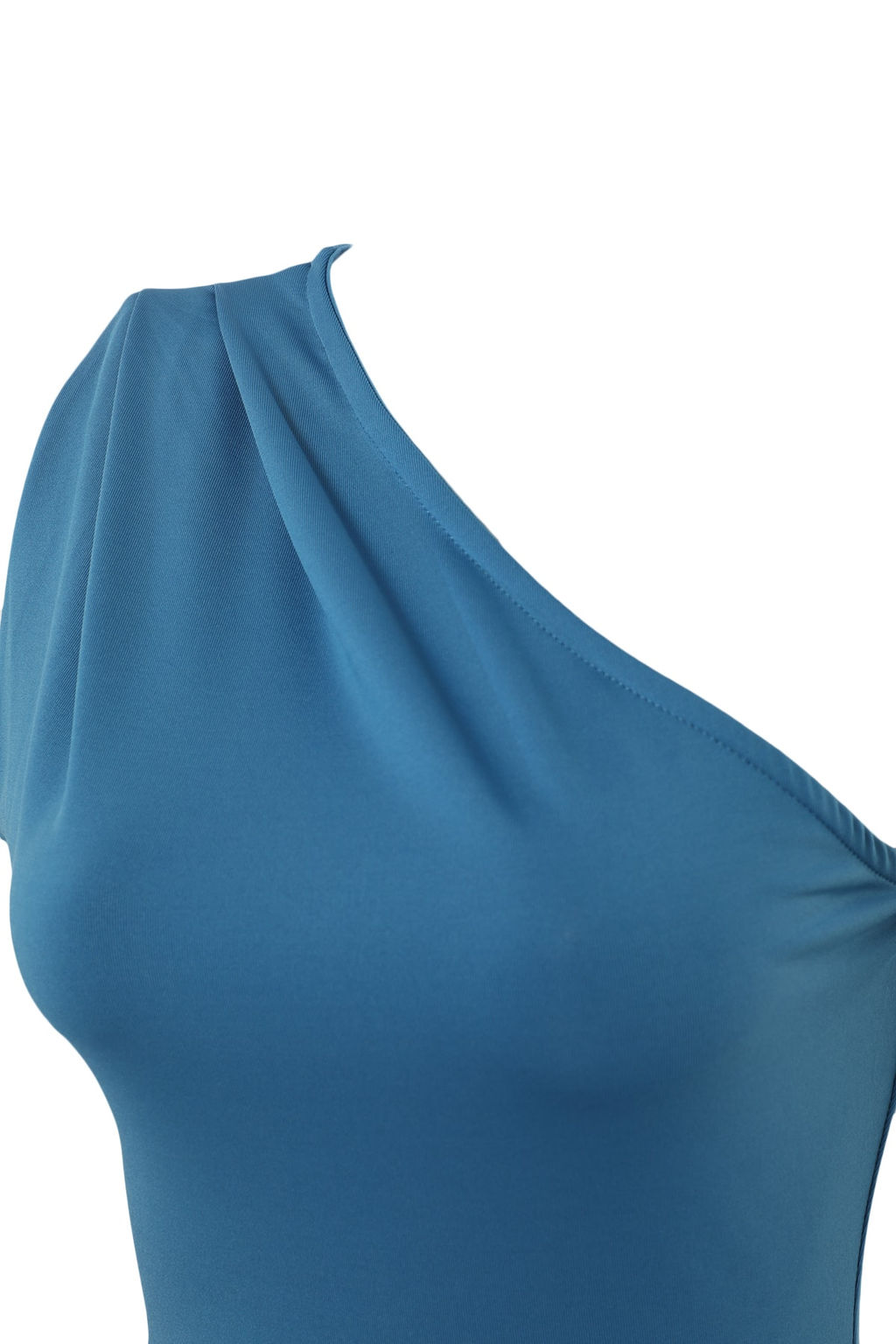 Indigo Asimetrik Yakal? Alttan C?tc?tl? Esnek Orme Body TWOSS22BD00014