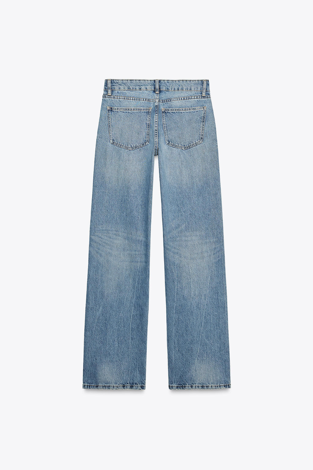 TRF WIDE-LEG LOW-RISE JEANS - Zara фото 17