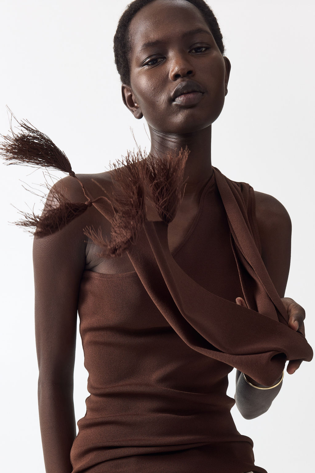 Top de punto con fular - H&m фото 2