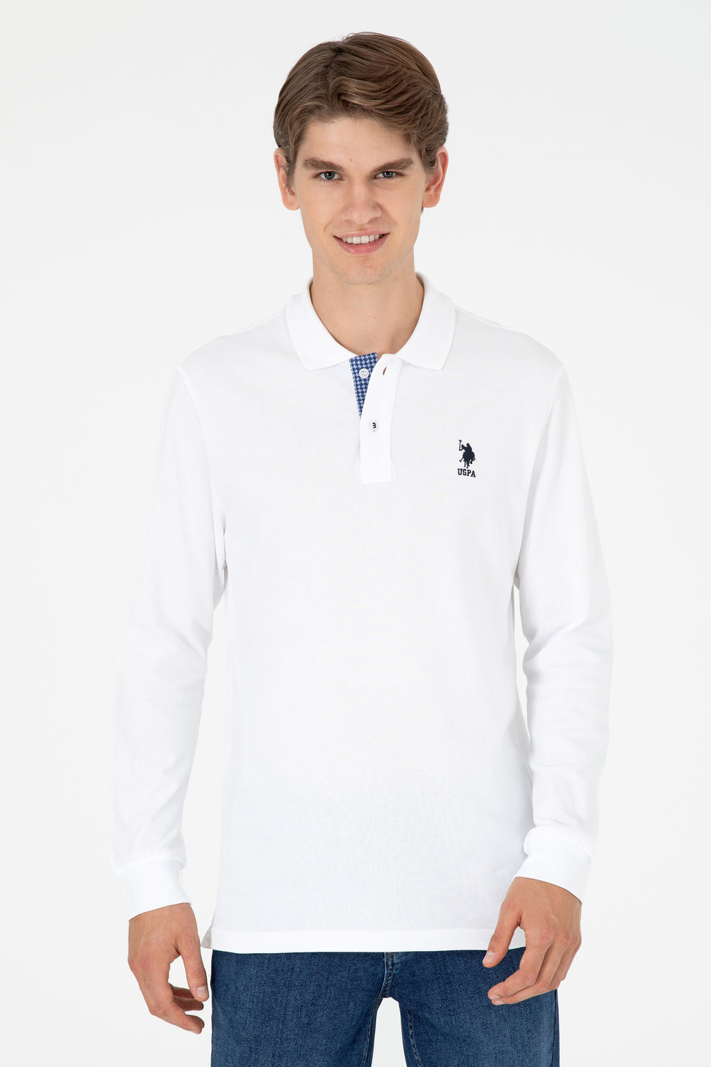 Мужской белый базовый свитшот Неожиданная скидка в корзине - U.s. polo assn фото 8