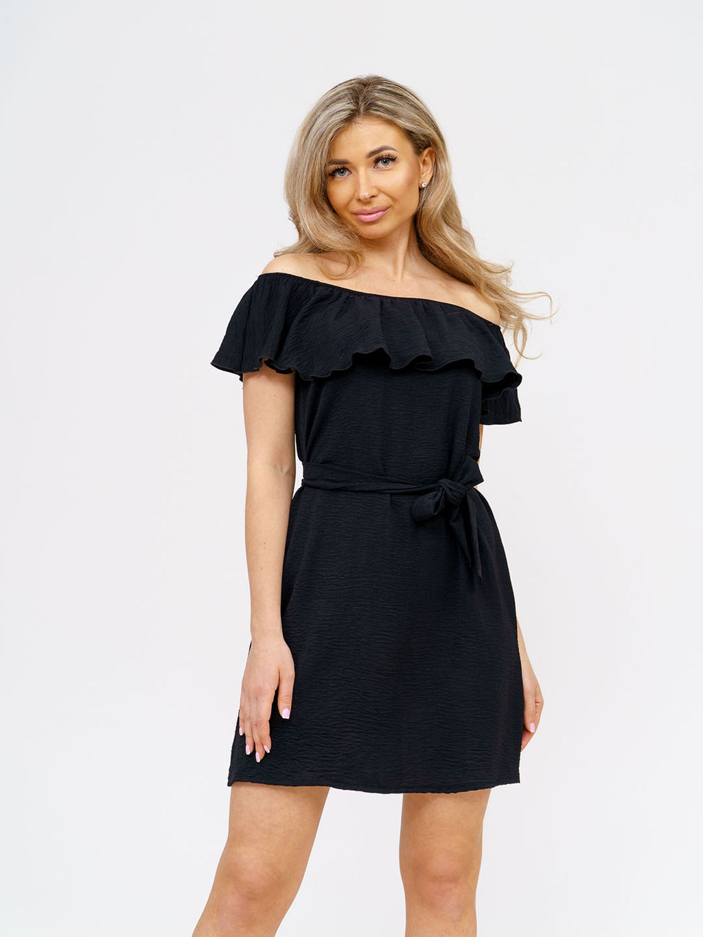 Платье женское, цвет черный