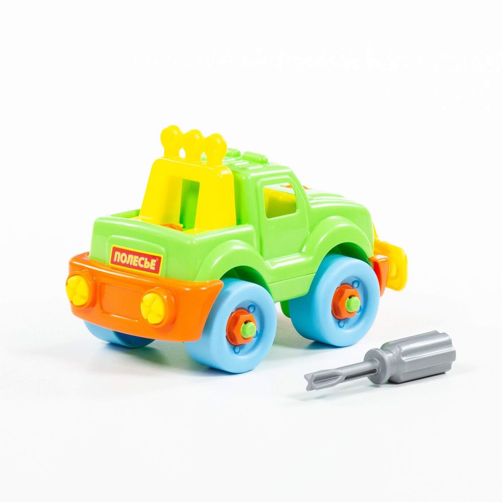 Конструктор-транспорт Джип (22 элемента) (в пакете) - Полесье фото 8