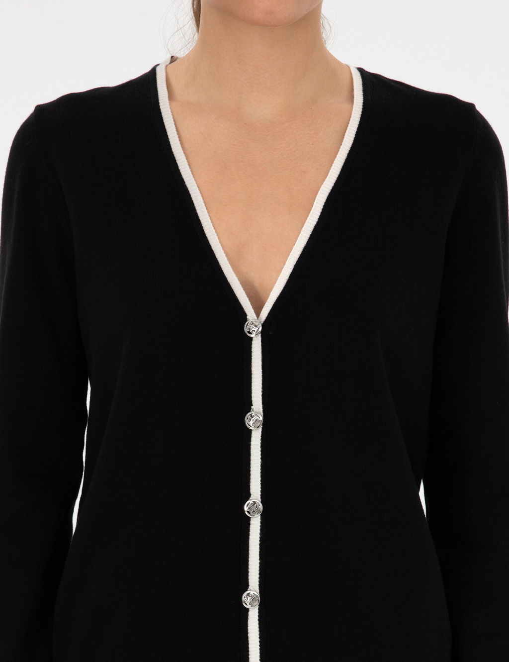 Siyah Slim Fit Triko H_rka - Pierre cardin фото 6