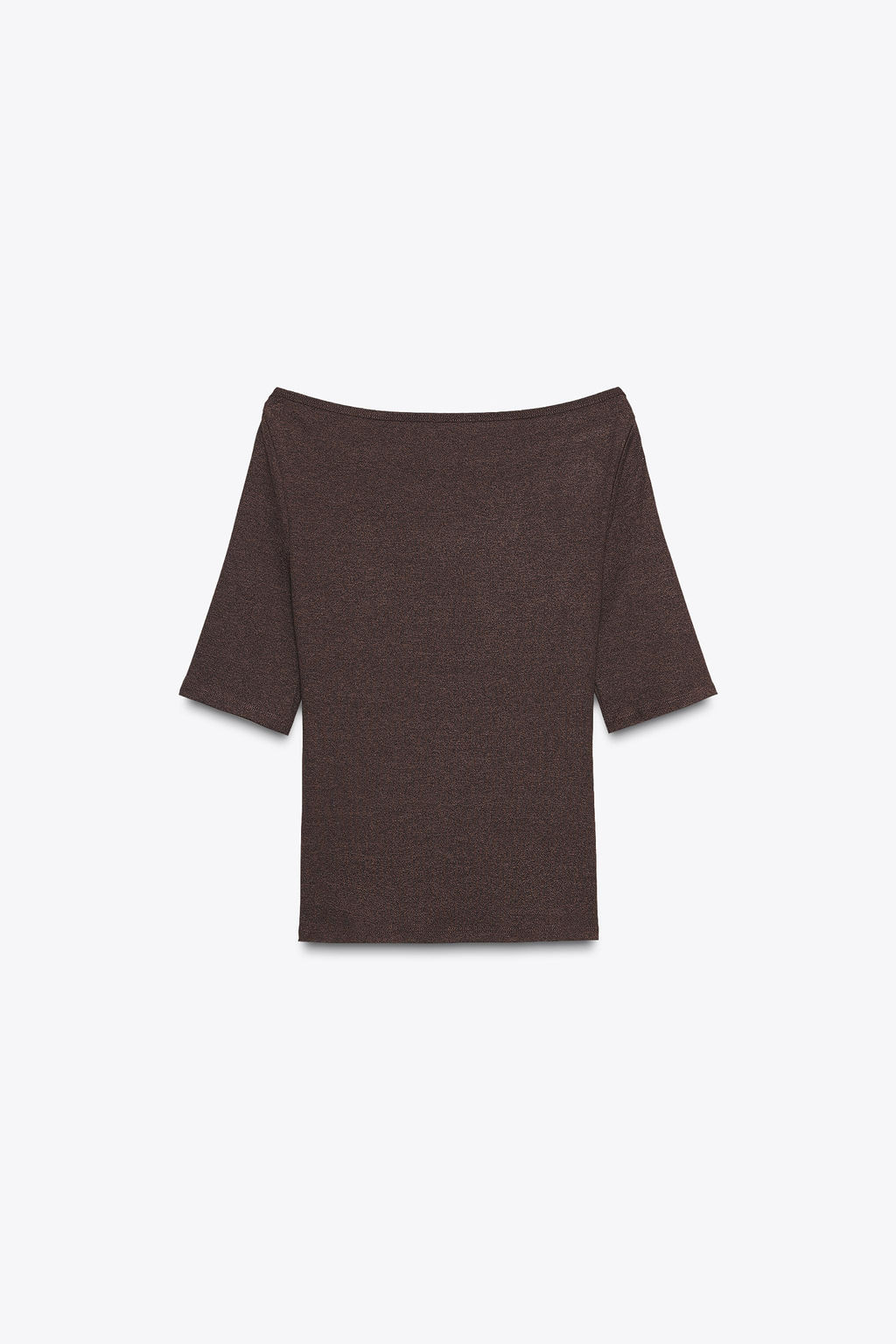 BOAT NECK T-SHIRT - Zara фото 5