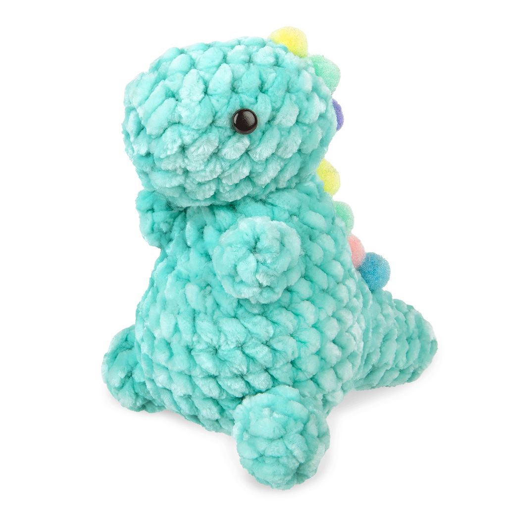 Набор для вязания Miadolla AMG-MN-0139 Динозаврик (велюр)  фото 6