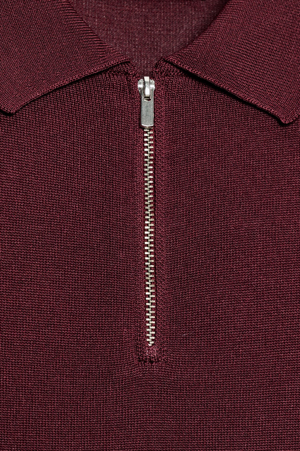 POLO PUNTO CREMALLERA / Burgundy - Zara фото 8