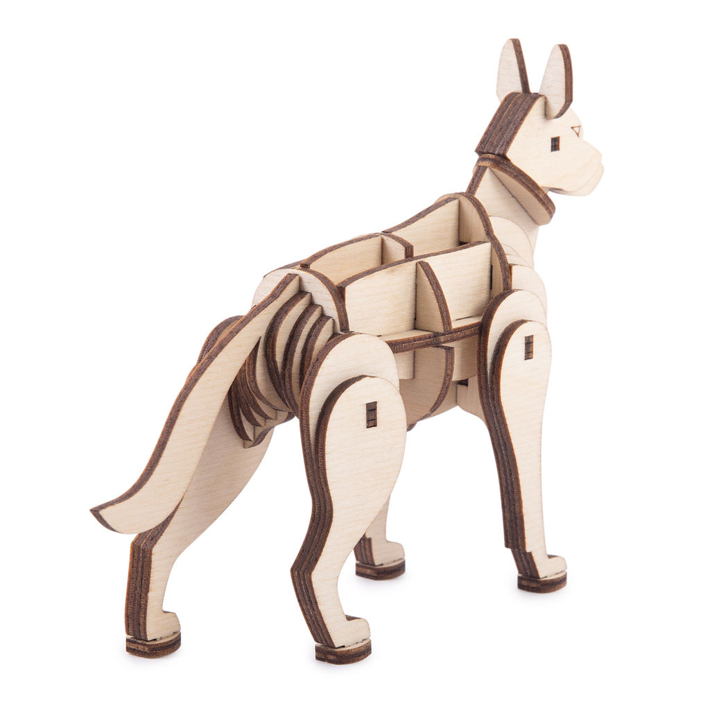 REZARK NIZ-16 Серия Живая природа Пазл 3D 42 элемент. Собака