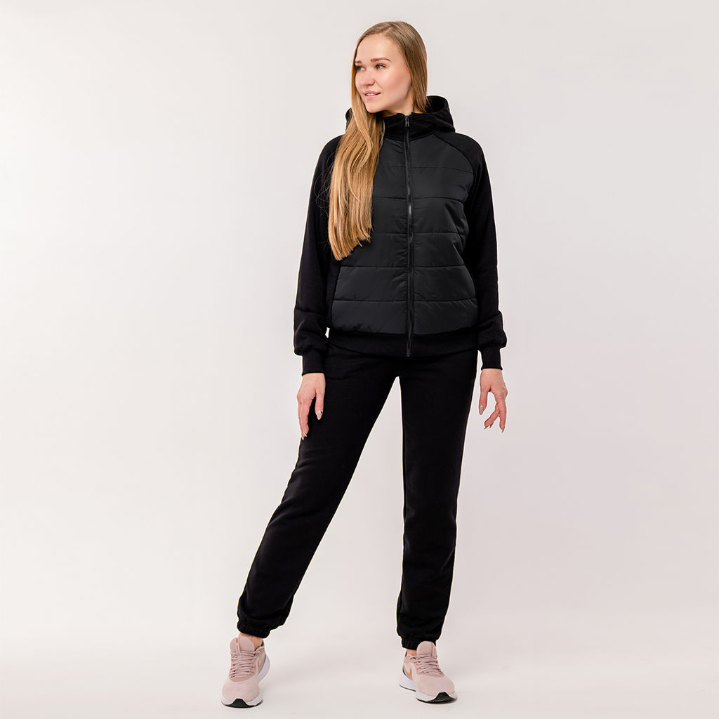 RODOS Спортивный костюм женский демисезон М-276 Чёрный